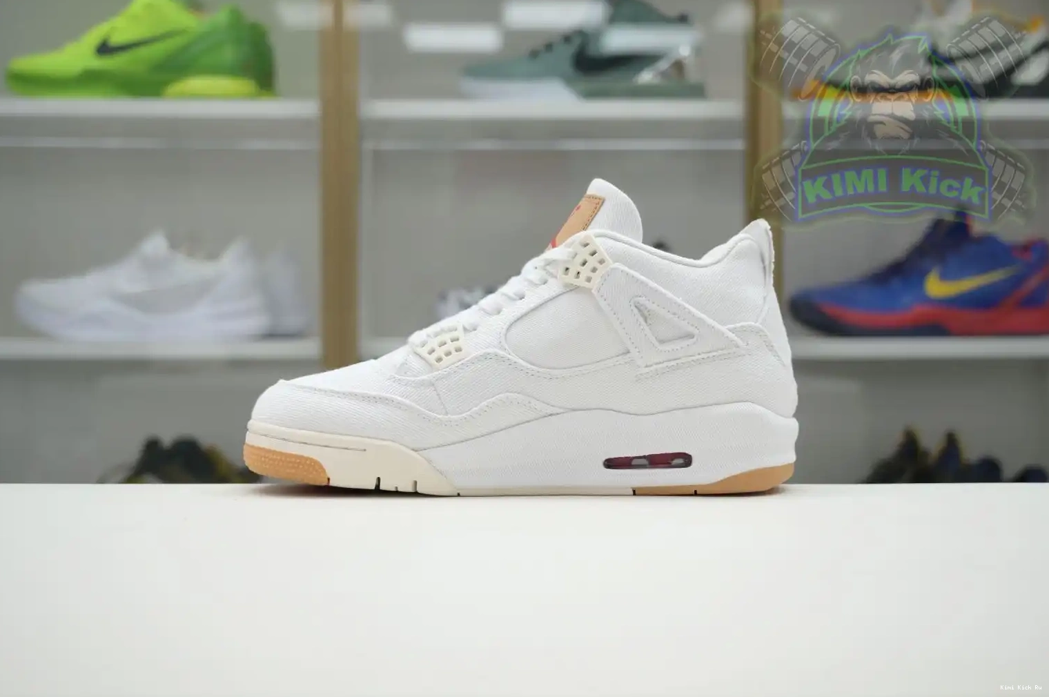 Jordan white 4 levis tag) (levis Kimikick Air Jordan 0808